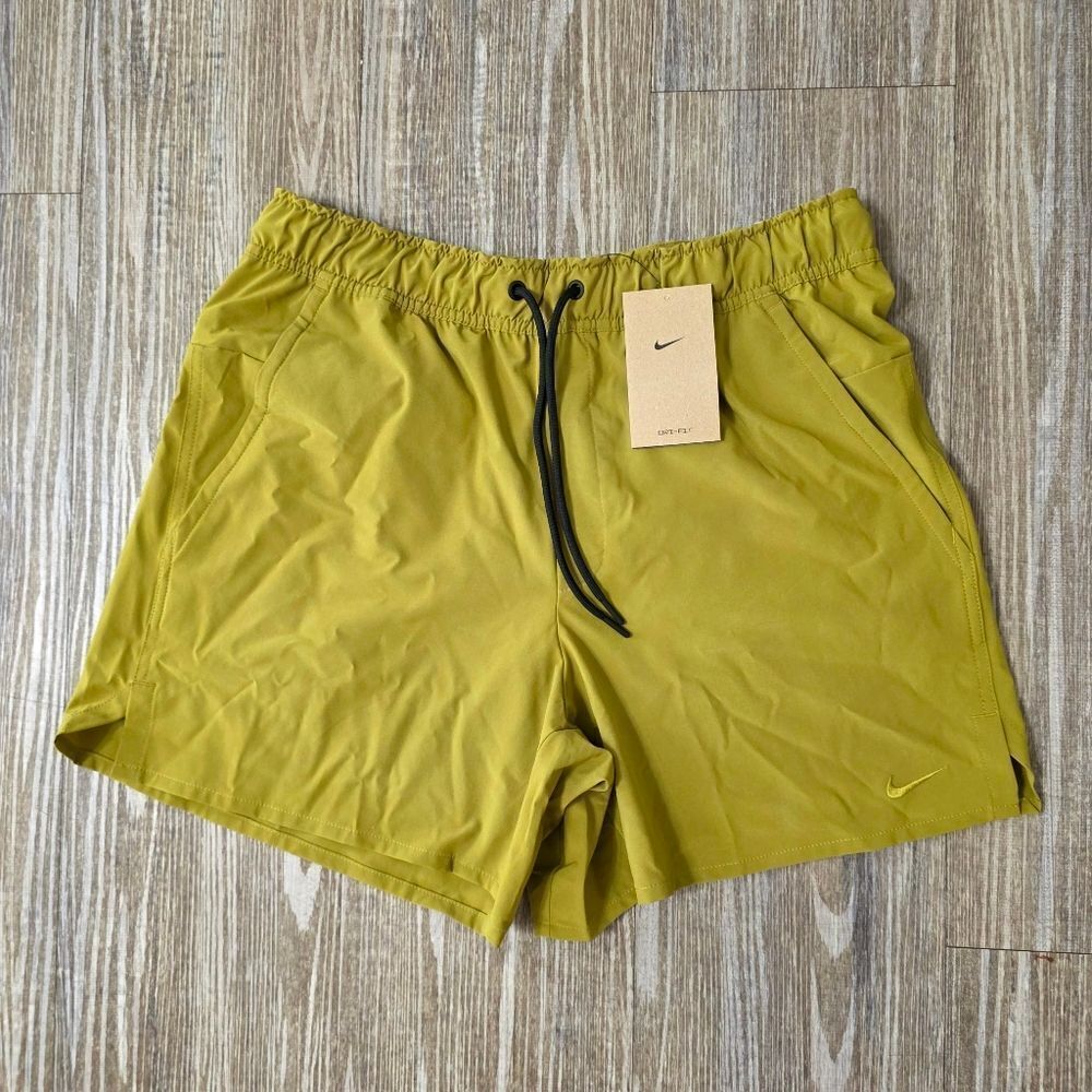 Nike Unlimited Versatile Training Gym Shorts Olive Green New DV9336-307 Men's M